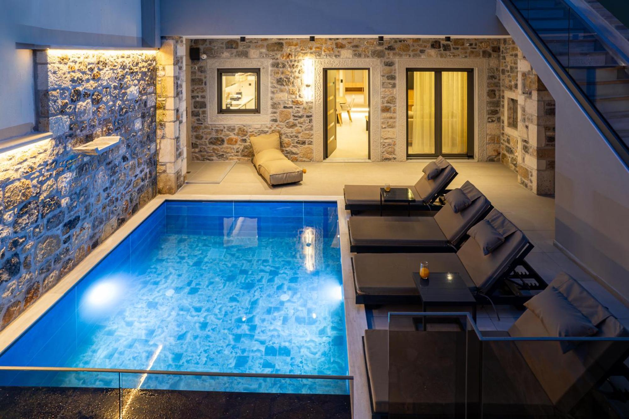Villa Nicole - Private Pool & Rooftop Jacuzzi Limenas Chersonisou Exterior foto